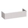 BRAUER Hope Wavy meuble sous-lavabo 120 1 tiroirs softclose - sans poignées - 2 découpes pour siphon - sable mat SW1198923