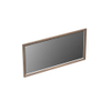 Forzalaqua Reno 2.0 miroir 160x80cm Rectangulaire sans éclairage avec cadre Chêne massif Havanna SW492617