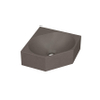 INK Matrix hoekfontein 27x27x10cm 0 kraangaten quartz beton SW647500 INK Matrix hoekfontein 27x27x10cm 0 kraangaten quartz beton SW647500