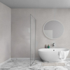 Aqua Vista Lokla Cuadra zijwand - 90x200cm - voor douchecabine - 8mm - helder glas - mat gunmetal (antraciet) SW1175895