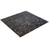 The Mosaic Factory Amsterdam mozaïektegel - 32.2x32.2cm - wand en vloertegel - Vierkant - Glas Brass glans SW62144