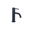 FugaFlow Eccelente Sobrado Slim Slim Robinet lavabo 1 trou 17.3cm Noir mat SW1123322