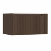 H&R Badmeubelen Juice Wastafelonderkast - 80x45x40cm - rechterhoek afgerond - 1 lade - geïntegreerde greep - coffee SW1488700