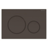 Geberit sigma 20 bedieningplaat met dualflush frontbediening voor toilet 24.6x16.4cm zwart / matzwart SW420725 Geberit sigma 20 bedieningplaat met dualflush frontbediening voor toilet 24.6x16.4cm zwart / matzwart SW420725