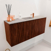 Mondiaz JOYA-DLUX 90cm toiletmeubel - kleur Ruby - Wastafel FAYE positie Midden 1 kraangat kleur Glace. SW1423560