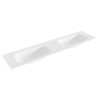 Mondiaz BIG small Talc solid surface inbouw wastafel 190cm dubbel SW434397 Mondiaz BIG small Talc solid surface inbouw wastafel 190cm dubbel SW434397