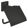 Grohe Start Cube QuickFix Toiletrolhouder - met klep - matte black (mat zwart) SW1126979