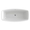Xenz Moniek duobad 170x80x60 wit met sleuf overloop. waste inox SW380493 Xenz Moniek duobad 170x80x60 wit met sleuf overloop. waste inox SW380493