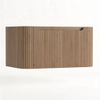 H&R Badmeubelen Juice Wastafelonderkast - 80x45x40cm - afgeronde hoeken - 3D-front - 1 lade - geïntegreerde greep - charleston SW1259132