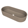 Arcqua Case vasque à poser - ovale - 60x26cm - mat truffe SW1209136