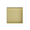 Hotbath &MORE Inbouwbox of inbouwnis - 30x30x10 - frameless + LED - PVD - geborsteld messing (goud) SW1246553