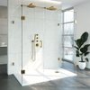 Saniclass Create Douchecabine XL 180x200x100cm profielloos met antikalk en 8mm veiligheidsglas Goud geborsteld SW638602 Saniclass Create Douchecabine XL 180x200x100cm profielloos met antikalk en 8mm veiligheidsglas Goud geborsteld SW638602