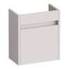 BRAUER Adore meuble sous-lavabo pour lave-mains - 40x45x22cm - avec 1 porte sans poignée ouvrant vers la gauche sable mat SW1204123