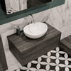 ENSEMBLE DE MEUBLE MONDIAZ LUSH - 80cm - 1 tiroir - lavabo BARCO - vasque centrale - 1 trou de robinet - anthracite SW409607 ENSEMBLE DE MEUBLE MONDIAZ LUSH - 80cm - 1 tiroir - lavabo BARCO - vasque centrale - 1 trou de robinet - anthracite SW409607