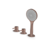 Hotbath Buddy Combiné de rebord de baignoire - mitigeur monocontrol - Cuivre brossé PVD SW1246277