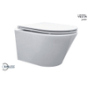 Wiesbaden Vesta-Junior WC enfant sans bride mural 47cm avec abattant Flatline Blanc SW373867