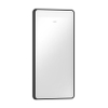 Hansgrohe Xarita Lite Q Miroir - 36x70cm - éclairage led - Horizontal - interrupteur mural - Noir mat SW1165022