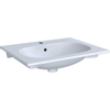 Geberit Acanto meubelwastafel 60cm 1 kraangat met overloop tect wit SW422258 Geberit Acanto meubelwastafel 60cm 1 kraangat met overloop tect wit SW422258