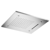 Hotbath Mate Inbouwhoofddouche vierkant - 50x50cm - met cascade en spray - geborsteld nikkel (RVS) SW22818