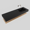 MONDIAZ ALAN 150cm badmeubel planchet washed oak Vrijhangende wastafel cloud rechts zonder kraangat kleur urban SW408892 MONDIAZ ALAN 150cm badmeubel planchet washed oak Vrijhangende wastafel cloud rechts zonder kraangat kleur urban SW408892