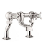 Crosswater Belgravia badrandkraan 2 gats met kruisgreep nikkel SW487222 Crosswater Belgravia badrandkraan 2 gats met kruisgreep nikkel SW487222
