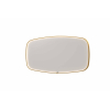 INK SP31 miroir – 160 x 80 cm – LED directe tout autour – chauffage de miroir – Or brossé SW955990