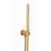 Crosswater Union Handdoucheset - muuruitlaat - gecoat messing geborsteld (goud) SW968295