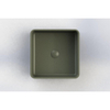 Arcqua Case waskom - 37x37cm - Vierkant - Cast marble Mat groen SW909490