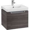 Villeroy & Boch Subway 2.0 Meuble sous lavabo 53.7x42.6x41.6cm pour lavabo 7113 55cm Chêne graphite 1024294 Villeroy & Boch Subway 2.0 Meuble sous lavabo 53.7x42.6x41.6cm pour lavabo 7113 55cm Chêne graphite 1024294