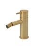 Hotbath Cobber Bidetmengkraan L-uitloop - zonder waste - geborsteld messing goud SW73685