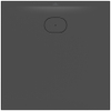 Villeroy & Boch Ecora douchebak - 90x90x3.5cm - afvoer korte zijde - anthracite (antraciet) SW1558990