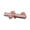 Wiesbaden Caral badkraan thermostatisch 1/2"inch geborsteld koper SW373310 Wiesbaden Caral badkraan thermostatisch 1/2"inch geborsteld koper SW373310
