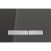 Geberit Sigma50 bedieningsplaat - 2-toets spoeling - vierkant - spiegelend rookglas - dualflush - hoogglans rookglas chroom antraciet SW259164