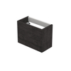 INK Versus Fonteinkast - 36x18x27cm - 1 deur - greeploos of tbv grepen - links- en rechtsdraaiend - MFC - Houtskool eiken SW352388