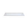 HR Badmeubelen Thin vasque pierre composite 120,5x2x45,5cm simple blanc brillant ssg SW458037