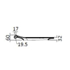 Crosswater Glide II Toiletbril - 52cm- softclose - quickrelease - wit glans SW857407