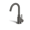 Clou Freddo Robinet lave-mains - 20,5 cm - bec pivotant - lavabo à poser - 1 trou - gunmetal brossé SW1108677