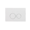 FugaFlow Eccelente Press Plaque de déclenchement DualFlush pour bâti-support Geberit UP320 ABS Rond Blanc brillant SW999918