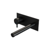Brauer Black Edition inbouw wastafelmengkraan met rechte uitloop rechts en afdekplaat model B2 Zwart mat SW716164 Brauer Black Edition inbouw wastafelmengkraan met rechte uitloop rechts en afdekplaat model B2 Zwart mat SW716164