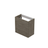 INK Contra/Enter Fonteinkast - 40x22x40cm - 1 deur - push to open of tbv grepen - links/rechtsdraaiend MFC - Greige eiken SW693034