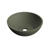 Arcqua Prince vasque 38cm marbre coulé mat vert SW493148