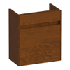 BRAUER Inspire meuble sous-lavabo pour lave-mains - 40x45x22cm - porte à charnière à gauche - sans poignée - chêne brun à lamelles SW1199087