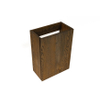 Saniclass Holz Pure meuble lave-mains - 39.4x21.5x55cm - 1 porte - Chêne charcoal SW1482338