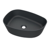 Arcqua Rocker Waskom - opbouw - organisch - links - 50x37cm - mat antraciet TWEEDEKANS OUT14487