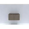 H&R Badmeubelen Juice Wastafelonderkast - 80x45x40cm - afgeronde hoeken - 1 lade - geïntegreerde greep - charleston SW867521