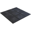 The Mosaic Factory Kasba mozaïektegel - 30x30cm - wand en vloertegel - Vierkant - Porselein Black Mat SW798763