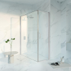 Fortifura Galeria Douchecabine - 60x160x200 - Profiel veiligheidsglas - antikalk - hoogglans chroom SW1444104