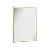 Crosswater MPRO spiegel – 80x60 cm – directe LED rondom – Messing geborsteld (goud) SW1026477