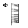 Sanicare HVW Elektrische Radiator - 111.8x60cm - 533W - wifi - thermostaat - chroom - linksonder - chroom SW1185600