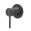 IVY Concord Mitigeur de douche encastré - monocommande - avec partie encastrée - RVS316 - noir carbone brossé PVD SW1030866